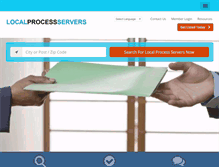 Tablet Screenshot of localprocessservers.com
